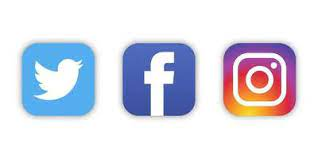 社交媒体平台Facebook、Twitter、Instagram