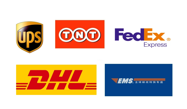 UPS、TNT、FedEx、DHL、EMS